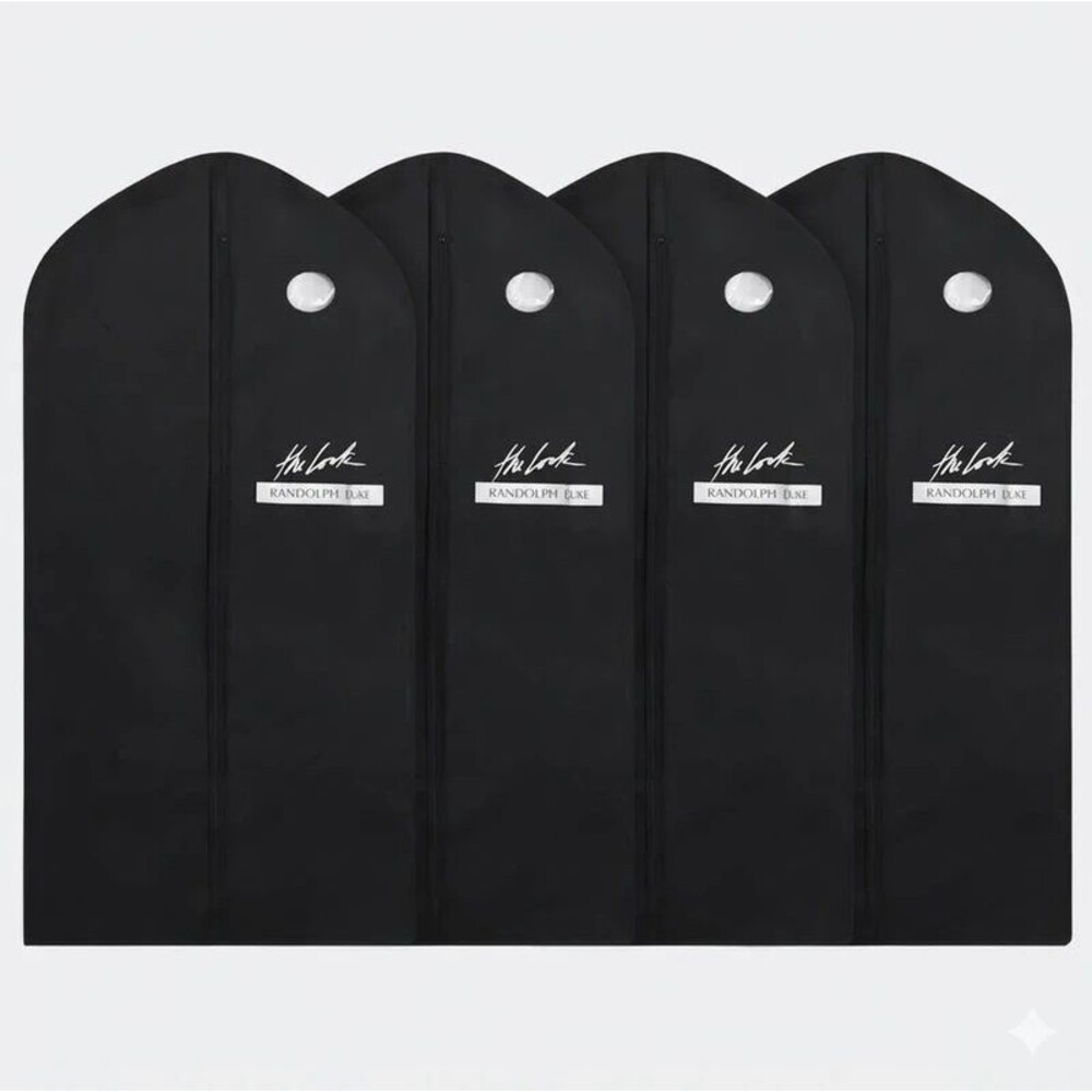 Set of 4 New Randolph Duke Vinyl Garment Bags 45" × 23"